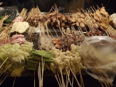 بازار شبانه در ژنجیانگ